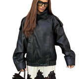 FREYA™ | URBAN JAKKE I IMITERET LÆDER