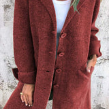 CASUAL LONG COAT™ – AFSLAPPET LANGFRAKKE I LET MATERIALE