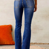 AYA™ – HØJTALJEDE FLAREJEANS