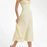 SABRINA™ – KJOLE MED KORSETDETALJE OG MARKERET TALJE